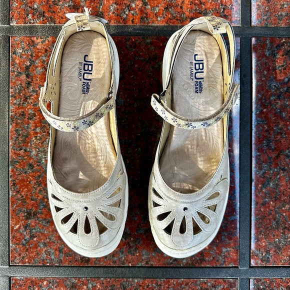 JBU by Jambu Hibiscus Casual Mary Jane Floral orthopedic comfort - Picture 6 of 12